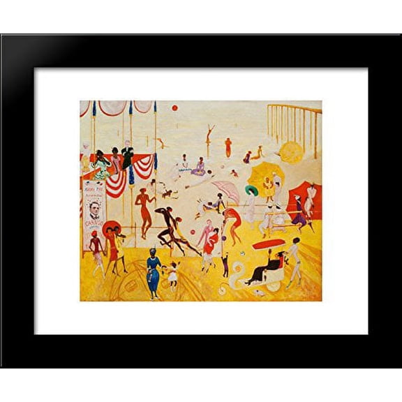 Ashbury Park South 20x24 Framed Art Print by Florine Stettheimer