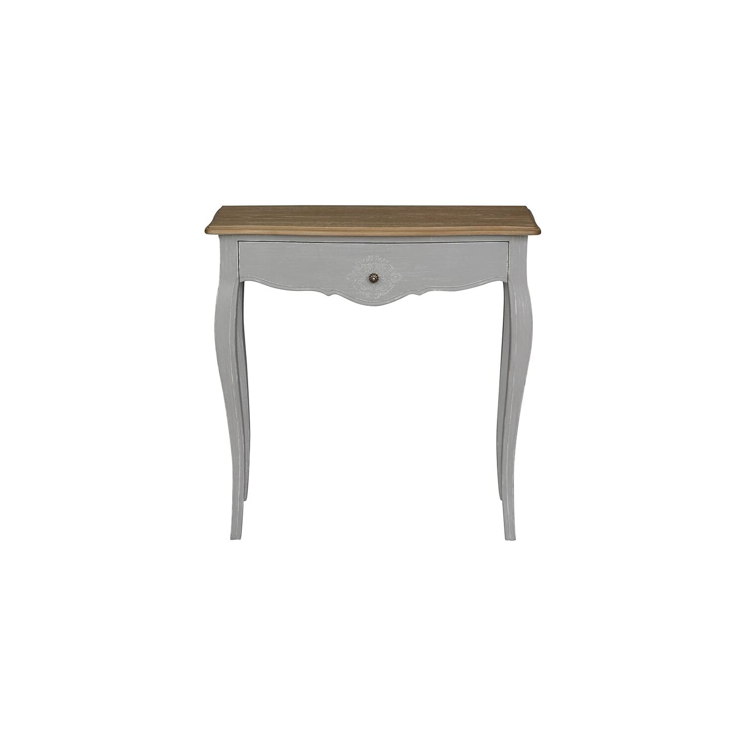 International Caravan Ashbury Stradivarius Oak Veneer One-drawer Console Table International Caravan Ashbury Stradivarius Oak Veneer One-drawer Console Table