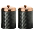 thumbnail image 1 of Ashby Copper Black Metal Canister MD, Set of 2, 1 of 7