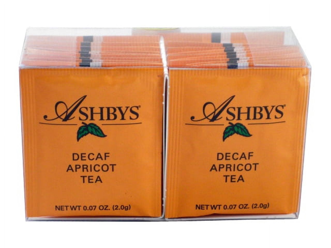 Ashbys Apricot Decaf Tea Bags, 20 Count Box