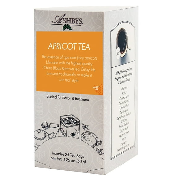 Ashbys Tea ApricotTea Bags - 25 Count Box