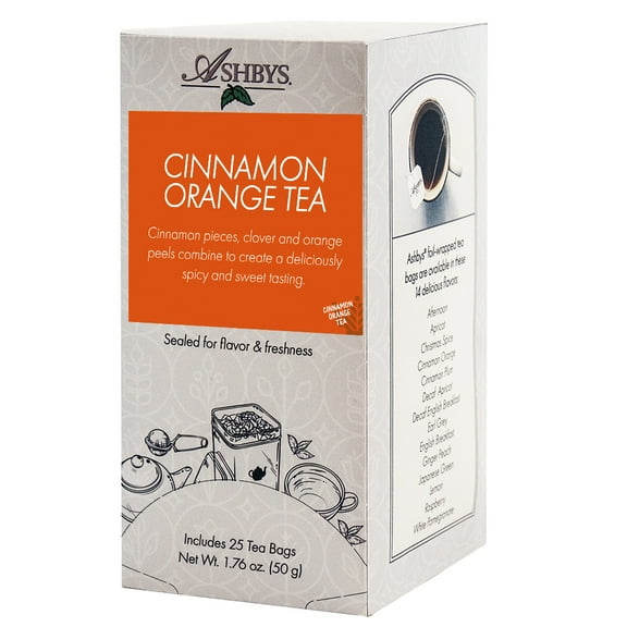 Ashbys Tea Cinnamon Orange Tea Bags - 25 Count Box