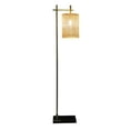 thumbnail image 1 of Ashcroft Furniture Brizo Bamboo Lampshade Floor Lamp Dark brown and Bronze, 1 of 4