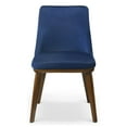 thumbnail image 1 of Ashcroft Furniture Clove Navy Blue Velvet Dining Chair (Set Of 2), 1 of 1
