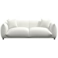 thumbnail image 1 of Ashcroft Furniture Emma Mid Century Modern Luxury Cream Boucle Sofa, 1 of 7