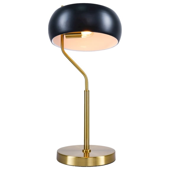 Ashcroft Furniture Flux Table Lamp - Black Outer - White Inner