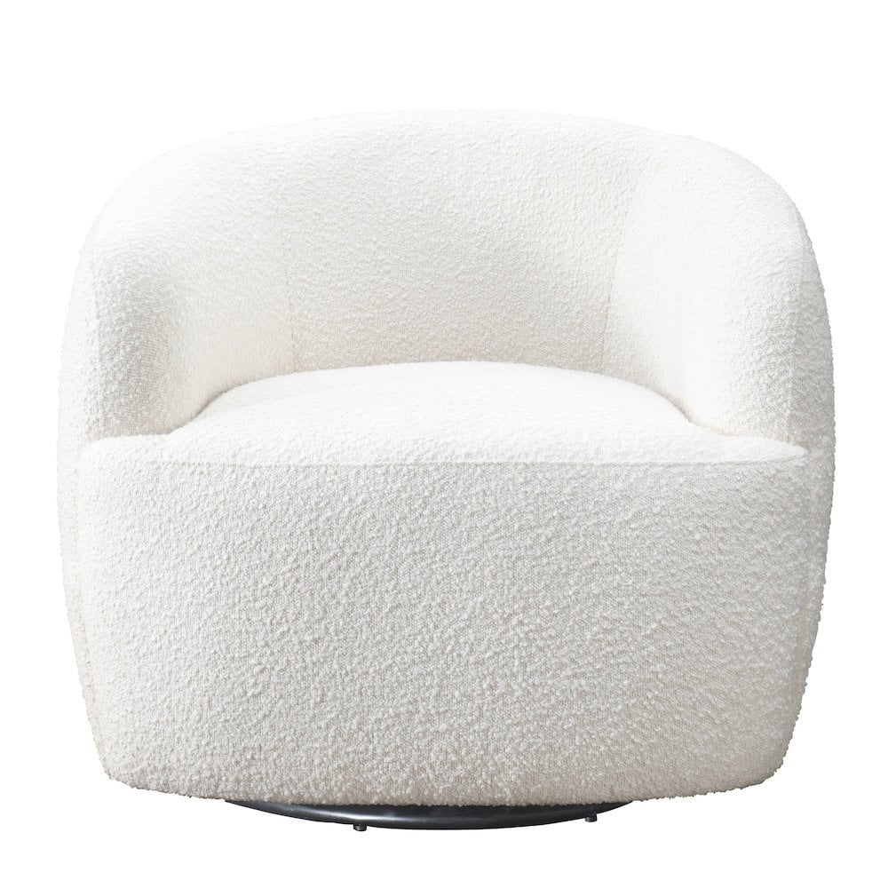Ashcroft Furniture Mina Swivel Accent Chair - Thumbnail 2