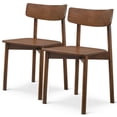 thumbnail image 1 of Ashcroft Furniture Pierre Walnut Dining Chair (Set Of 2), 1 of 7