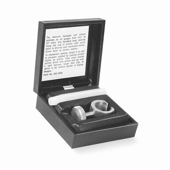 Ashcroft Hand Jack Set,For Gauge Pointer Repair 3220