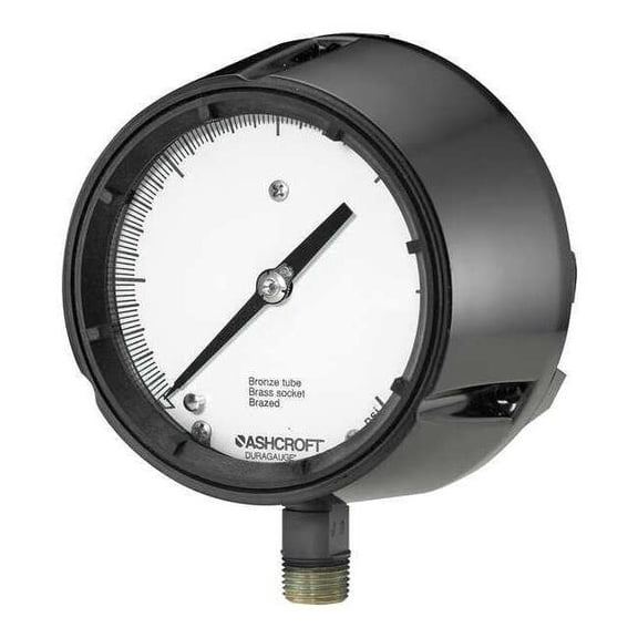 Ashcroft Pressure Gauge,0 to 1000 psi,4-1/2In 451259SD04L1000#