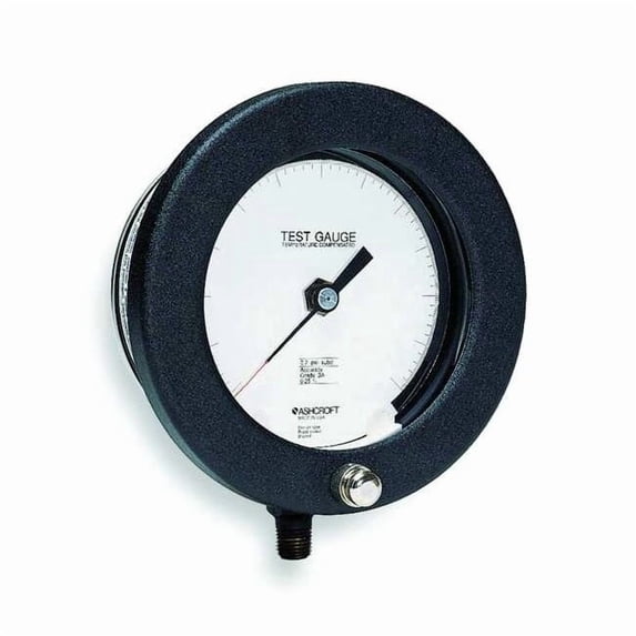 Ashcroft Pressure Gauge,0 to 15 psi,6In,1/4In NPT 60-1082AS 02L 15 PSI