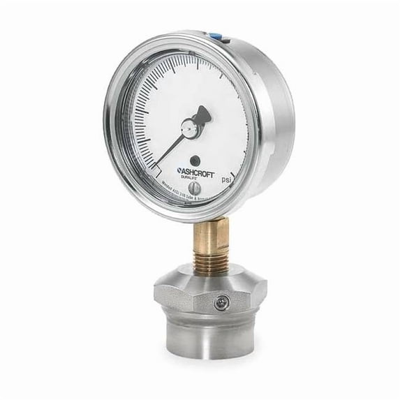 Ashcroft Pressure Gauge,0 to 200 psi,2-1/2In 251009AW02L/310SSLXCG200