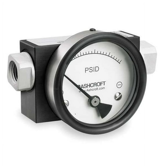 Ashcroft Pressure Gauge,0 to 60 psi