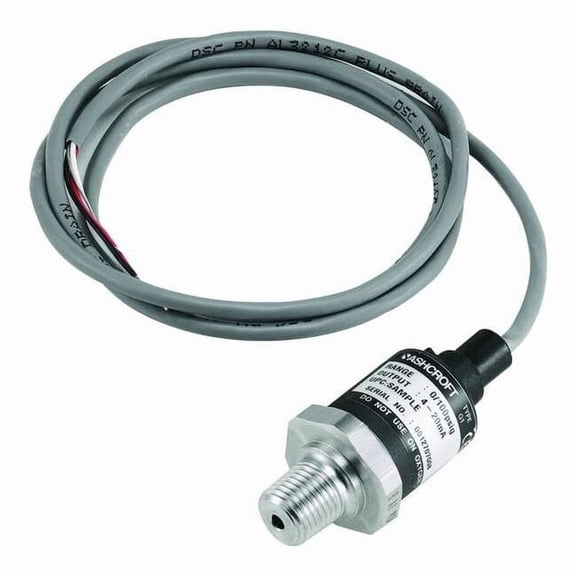 Ashcroft Pressure Transducer,Range 0 to 3000 psi, G17M0242F23000#
