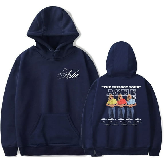 Ashe The Trilogy Tour 2025 Merch Unisex Fashion Long Sleeve Sweatshirts Stylish Hoodies