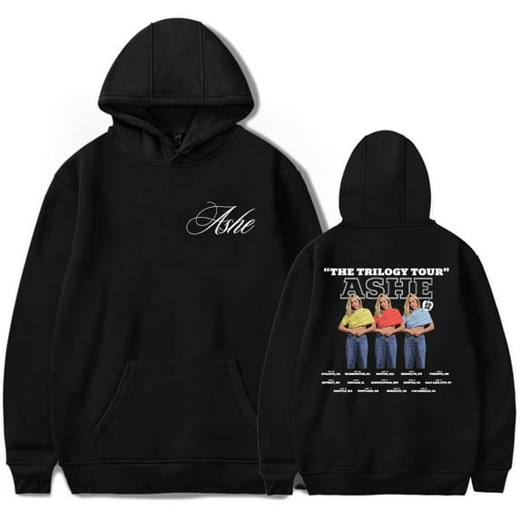Ashe The Trilogy Tour 2025 Merch Unisex Fashion Long Sleeve Sweatshirts Stylish Hoodies