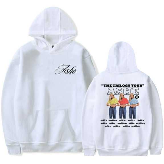 Ashe The Trilogy Tour 2025 Merch Unisex Fashion Long Sleeve Sweatshirts Stylish Hoodies