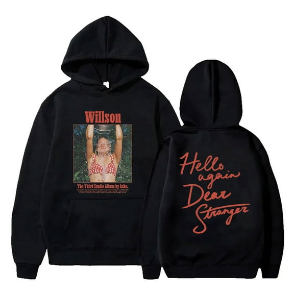 Ashe Willson Album Logo Merch Hoodies Singer New Logo Hooded Sweatshirts Unisex Fashion Streetwear