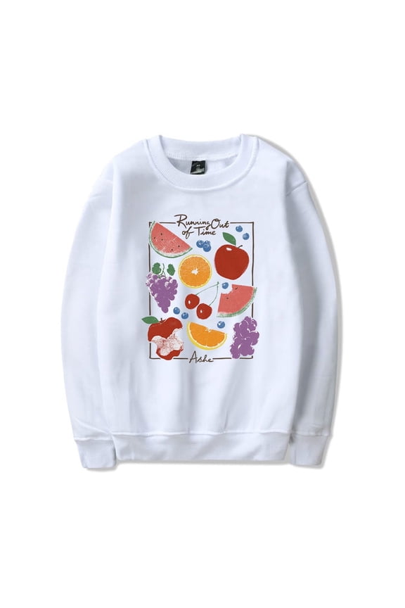 Running Out Of Time Logo Merch Crewneck Sweatshirts Cosplay Women Men Fashion Long Sleeve