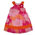 thumbnail image 1 of Ashely Ann Toddler Girls Orange & Pink Flower Sundress Dress 2T, 1 of 1