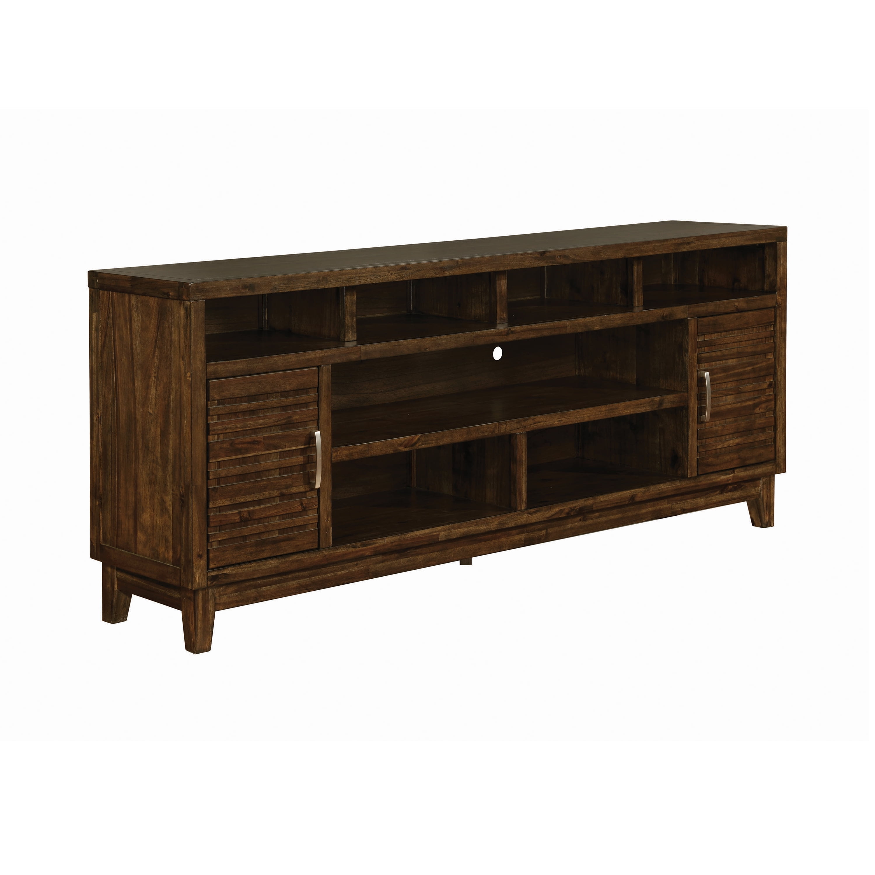 Asher 2door Rectangular TV Console Rustic Mindy