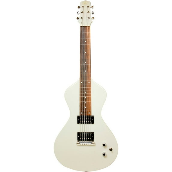 Asher Guitars & Lap Steels Electro Hawaiian Junior Lap Steel Guitar Antique White