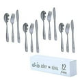 thumbnail image 1 of Asher & Olivia, 3 Forks 3 Spoons & 3 Kid-Friendly Knives Flatware Sets Stainless Steel Utensils, 1 of 3