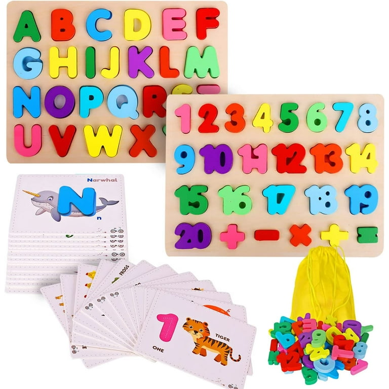 Number Wooden Puzzle Cards Number Wooden Puzzle Cards