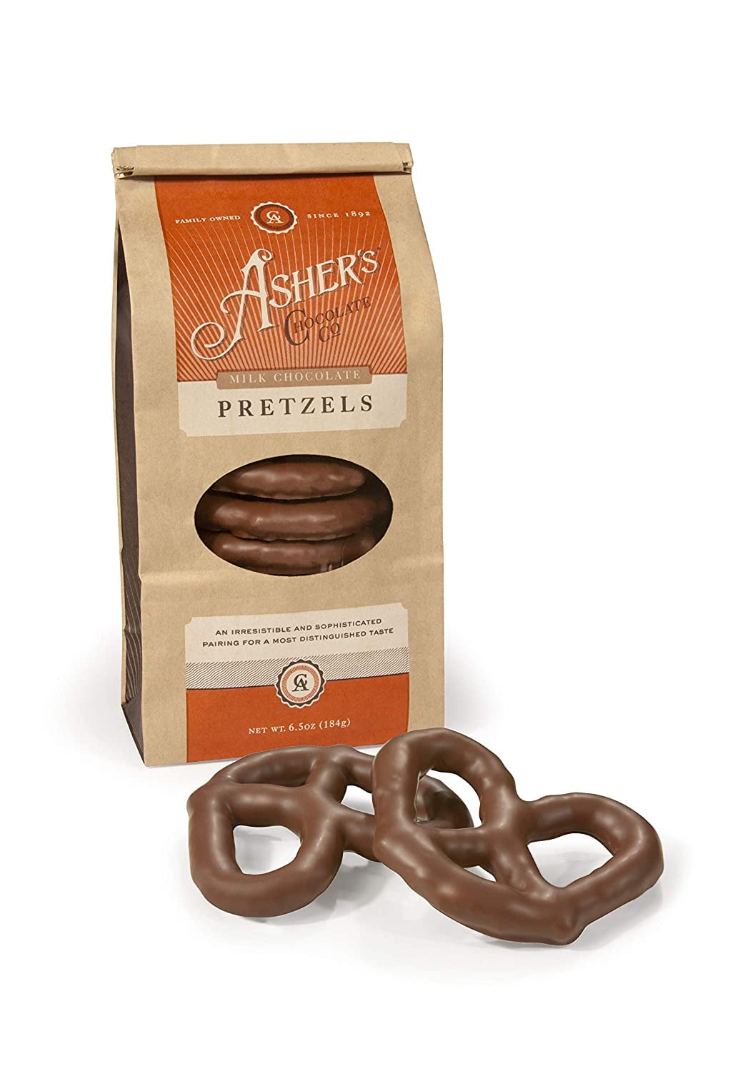 Asher's Chocolates, Chocolate Covered Pretzels, Gourmet Sweet and Salty