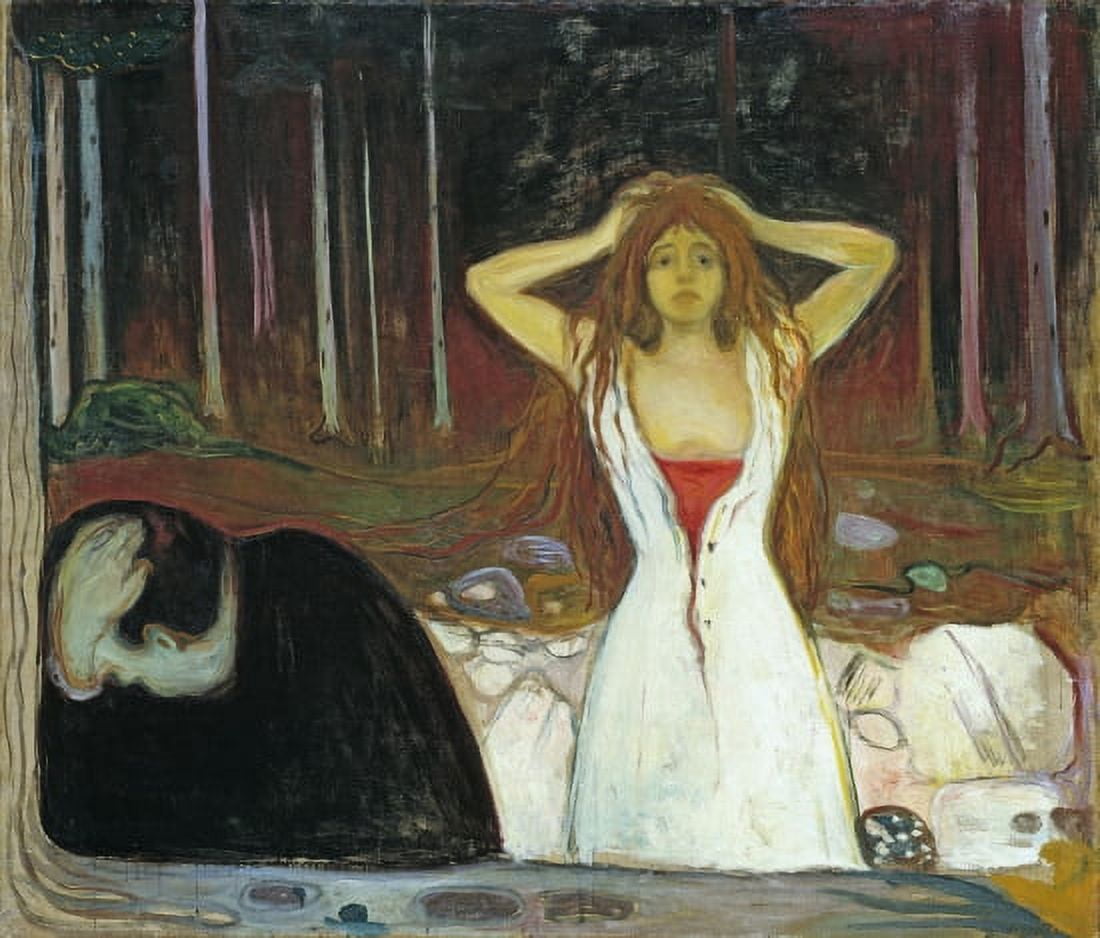 Ashes Canvas Art - Edvard Munch (24 x 36)