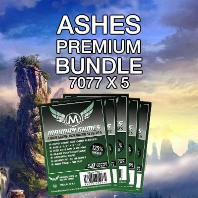 "Ashes" Compatible Card Sleeve Bundle