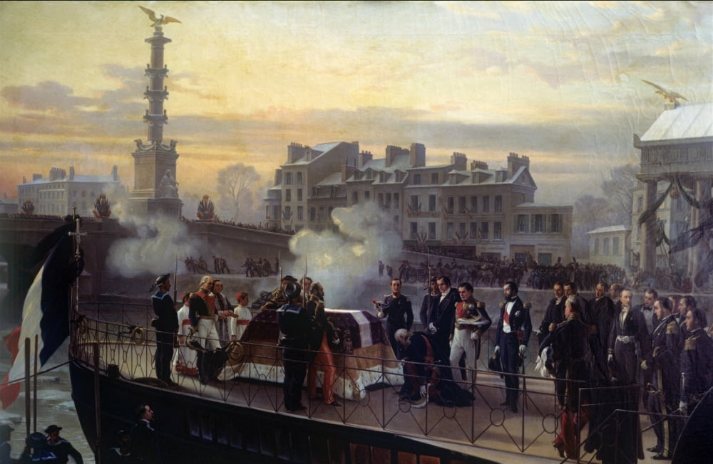 Ashes Of Napoleon The 1St From St Helena 14 December 1840 The Arrival Of The Dorade In Courbevoie Canvas Art -  (24 x 18)