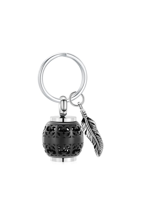 Ashes Urn Keychain for Women Lantern Cremation Urn Key Chain for Ashes Memorial Keepsake Key Ring