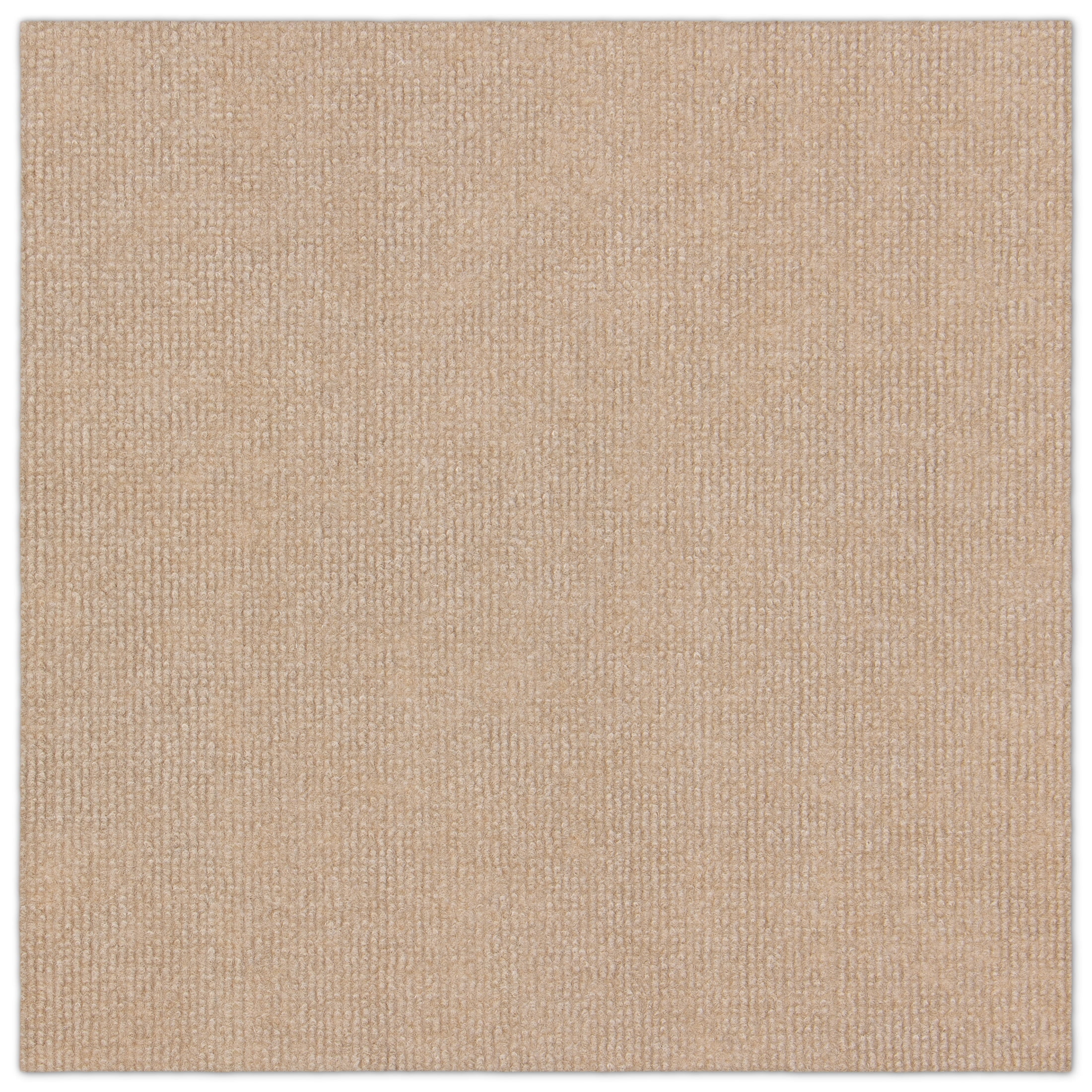 Asheville Rib Beige Residential 18 in. x 18 in. Peel and Stick Carpet Tile Square 27 sq. ft. 12 Tiles Per Box