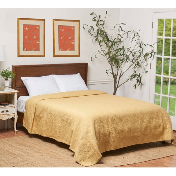 Asheville Cornsilk Full/Queen Quilt