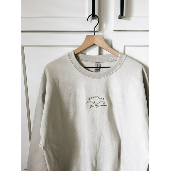 Asheville Embroidered Crewneck Sweatshirt