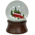 thumbnail image 1 of Ashfield & Harkness Red Truck Special Delivery Decorative Wind Up Music Box Gifts Snow Globe with LED battery operated light, 1 of 10