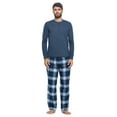 thumbnail image 1 of Ashford & Brooks Men’s Long-Sleeve Top Flannel Pants Pajama Sleepwear Set, 1 of 5