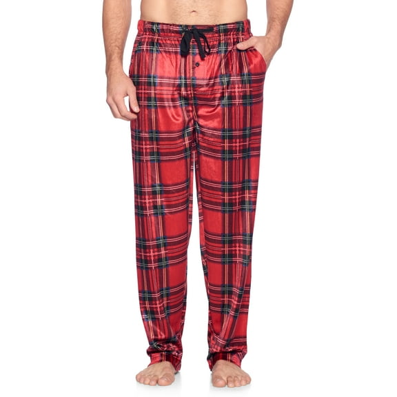 Ashford & Brooks Men's Mink Fleece Sleep Lounge Pajama Pants