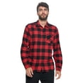 thumbnail image 1 of Ashford & Brooks Mens Flannel Button Down Plaid Long Sleeve Casual Shirt, 1 of 5
