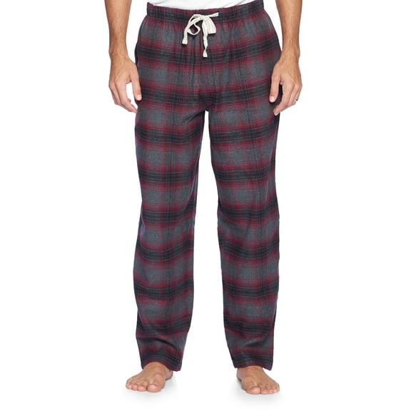 Ashford & Brooks Mens Super Soft Flannel Plaid Pajama Sleep Pants