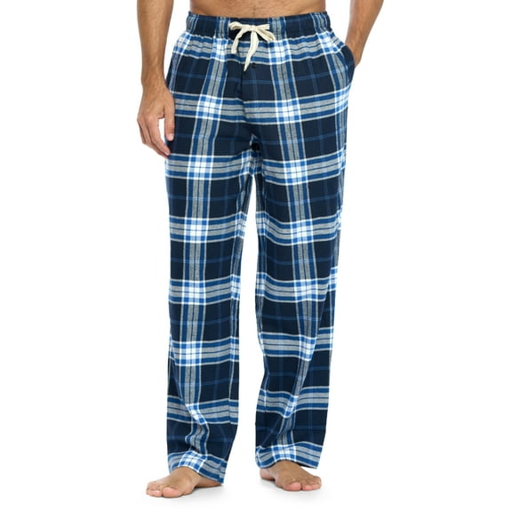 Ashford & Brooks Mens Super Soft Flannel Plaid Pajama Sleep Pants