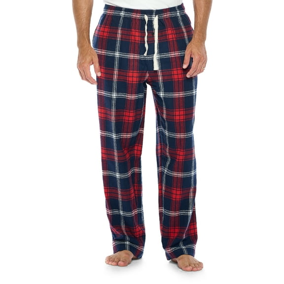 Ashford & Brooks Mens Super Soft Flannel Plaid Pajama Sleep Pants