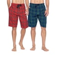 thumbnail image 1 of Ashford & Brooks Mens Woven 2 Pack Sleep Shorts Jam, 1 of 4