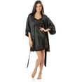 thumbnail image 1 of Ashford & Brooks Women's 2 Piece Satin Robe and Nightie Set, 1 of 4
