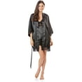 thumbnail image 1 of Ashford & Brooks Women's 3 Piece Satin Robe and Pajama Set - X-Large, 1 of 5