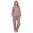 thumbnail image 1 of Ashford & Brooks Women's Flannel Plaid Pajamas Long Pj Set, 1 of 5