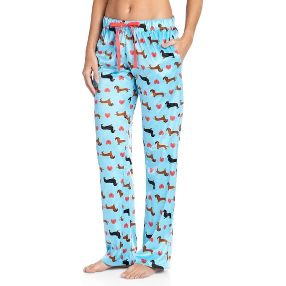 Ashford & Brooks Women's Plush Mink Fleece Pajama Sleep Pants