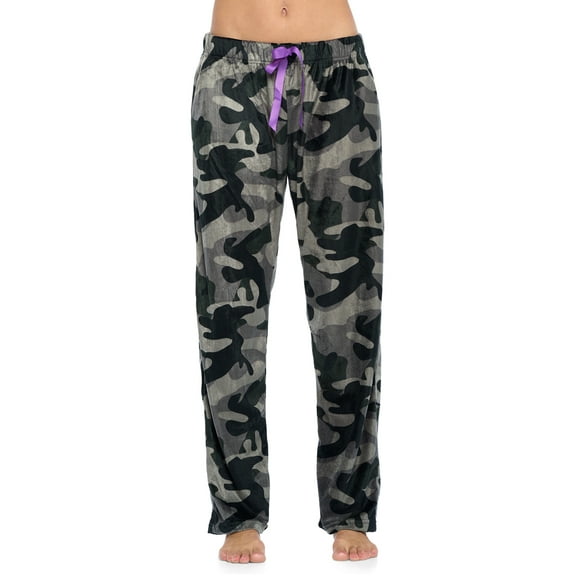 Ashford & Brooks Women's Plush Mink Fleece Pajama Sleep Pants