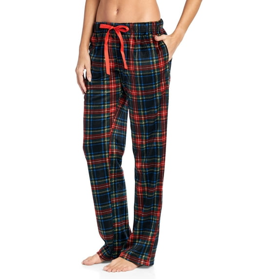 Ashford & Brooks Women's Plush Mink Fleece Pajama Sleep Pants